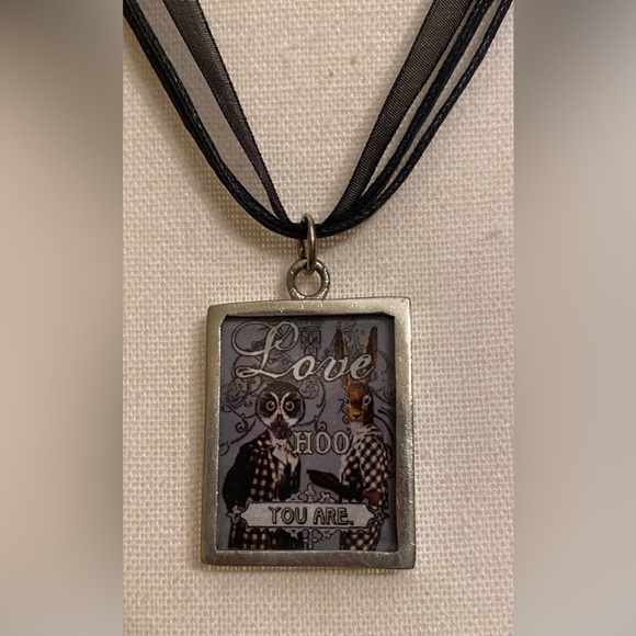 PICK UP STICKS Double-sided Necklace; Rectangular in shape; NWOT. - Picture 2 of 6